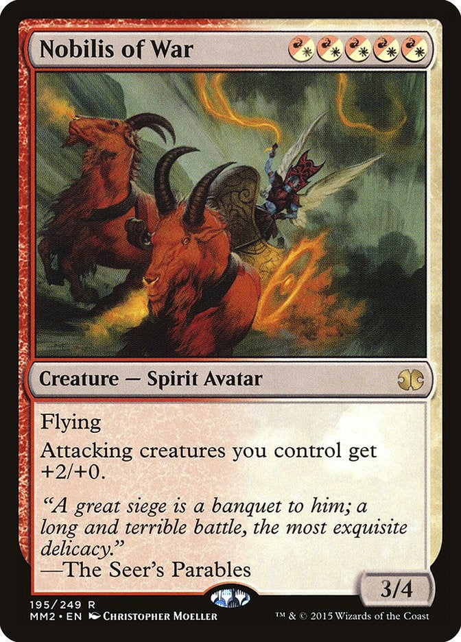 Image for Nobilis of War (195) [Modern Masters 2015] - Magic: The Gathering