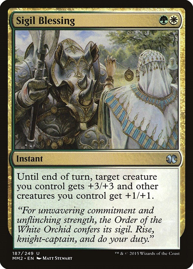 Image for Sigil Blessing (187) [Modern Masters 2015] - Magic: The Gathering