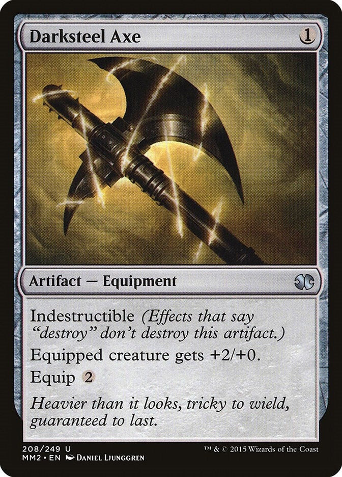 Image for Darksteel Axe (208) [Modern Masters 2015] - Magic: The Gathering