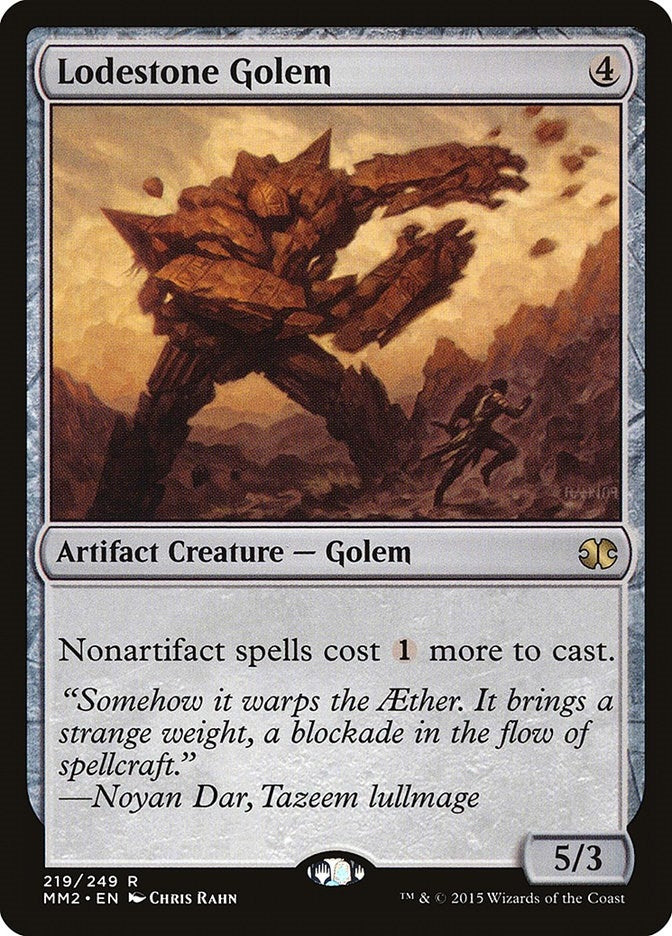 Image for Lodestone Golem (219) [Modern Masters 2015] - Magic: The Gathering