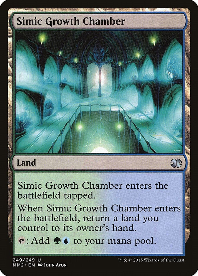 Image for Simic Growth Chamber (249) [Modern Masters 2015] - Magic: The Gathering