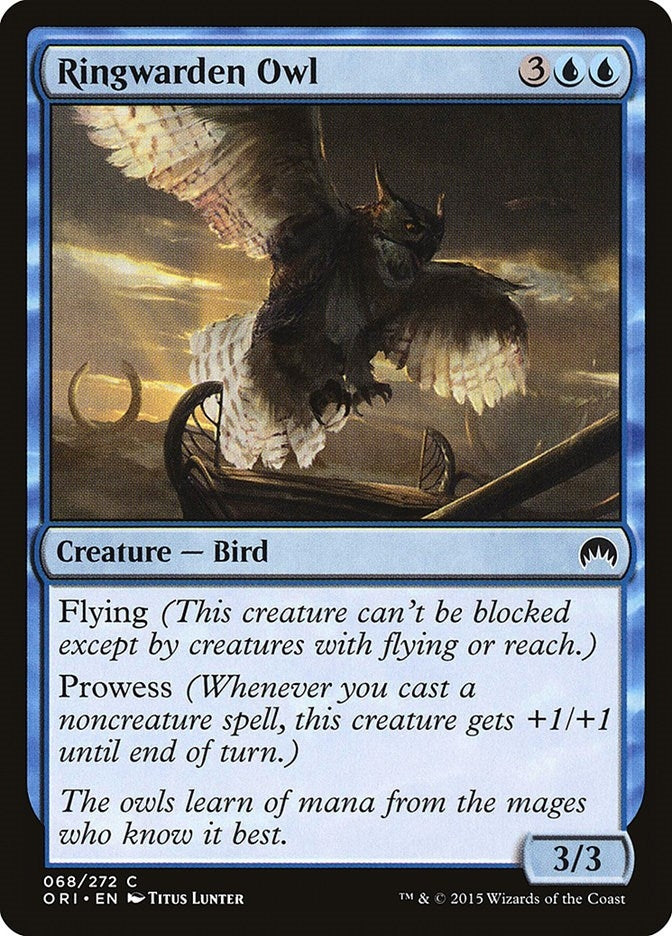 Image for Ringwarden Owl (68) [Magic Origins] - Magic: The Gathering