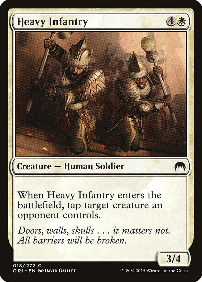 Heavy Infantry (18) [Magic Origins]