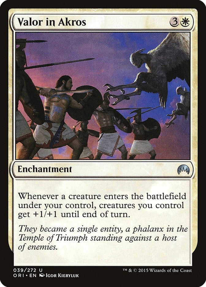 Image for Valor in Akros (39) [Magic Origins] - Magic: The Gathering
