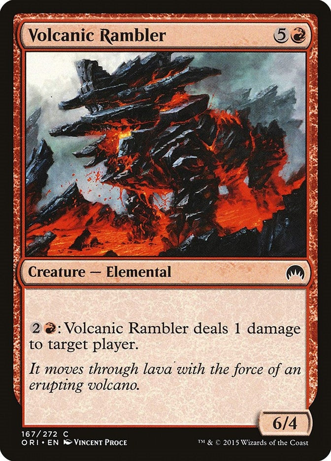Image for Volcanic Rambler (167) [Magic Origins] - Magic: The Gathering