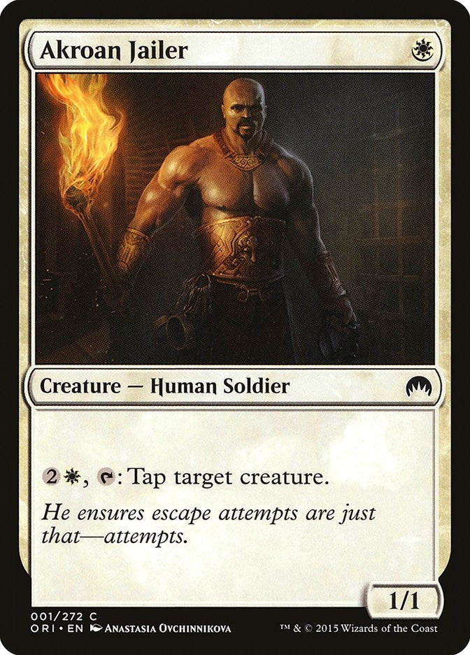 Image for Akroan Jailer (1) [Magic Origins] - Magic: The Gathering