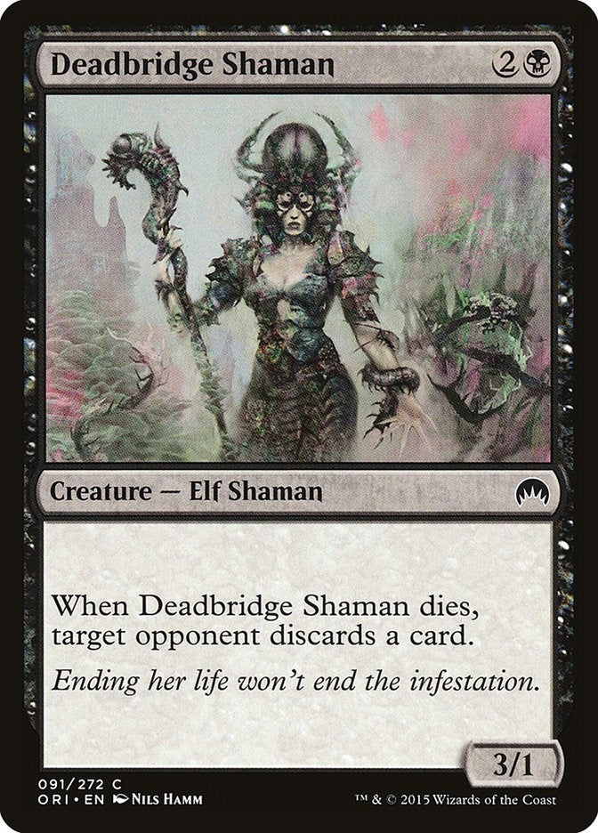 Image for Deadbridge Shaman (91) [Magic Origins] - Magic: The Gathering