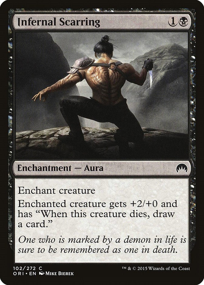 Image for Infernal Scarring (102) [Magic Origins] - Magic: The Gathering