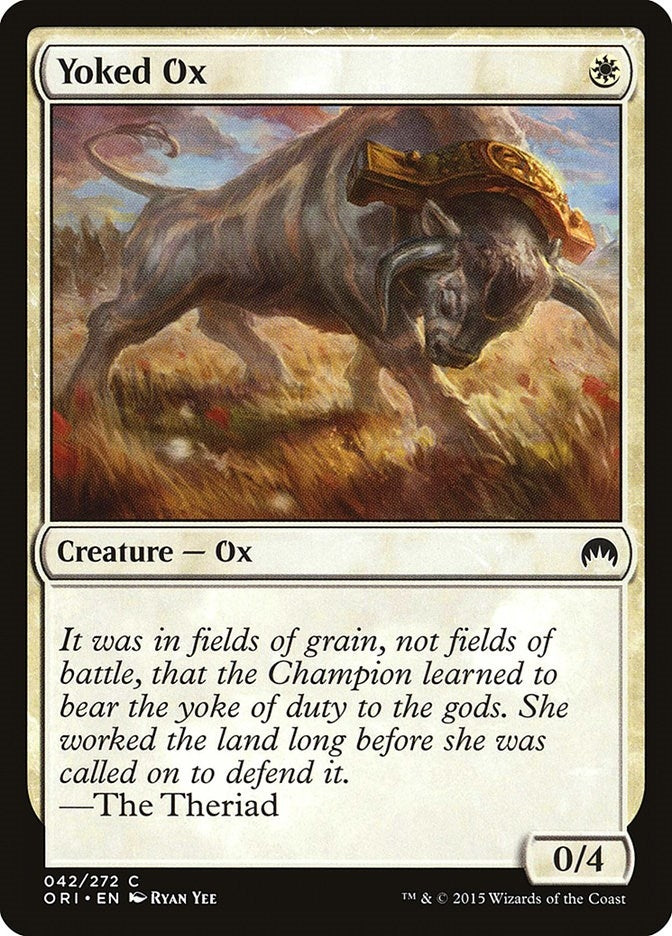 Image for Yoked Ox (42) [Magic Origins] - Magic: The Gathering