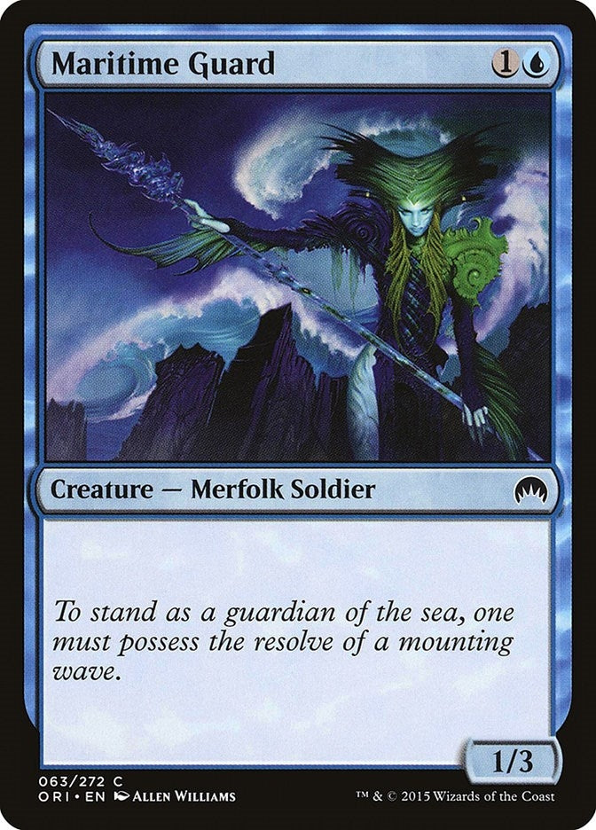 Image for Maritime Guard (63) [Magic Origins] - Magic: The Gathering