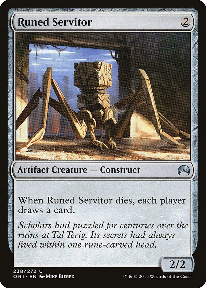 Image for Runed Servitor (238) [Magic Origins] - Magic: The Gathering