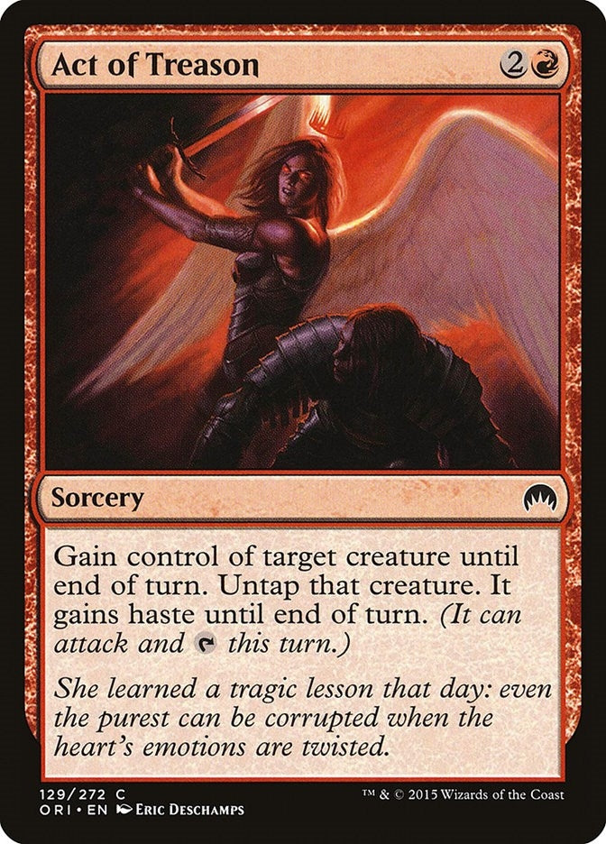 Image for Act of Treason (129) [Magic Origins] - Magic: The Gathering