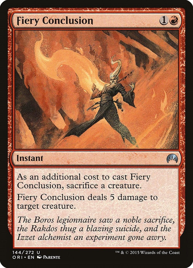 Image for Fiery Conclusion (144) [Magic Origins] - Magic: The Gathering