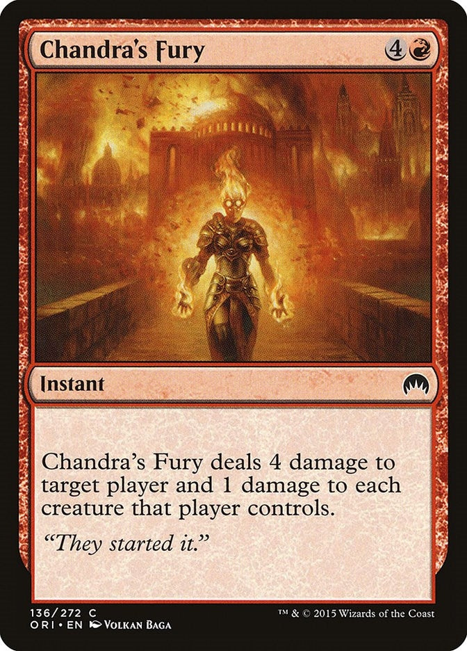 Image for Chandra's Fury (136) [Magic Origins] - Magic: The Gathering